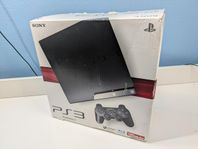 Playstation 3 Slim i originalförpackning. Komplett.