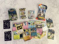 Pokémon Paket #5 - Oöppnade Booster Packs + Mini Låda etc