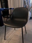 8 st Muuto fiber stol (svart)