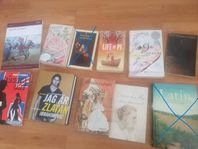 Diverse böcker 20 kr styck, skönlitteratur mm