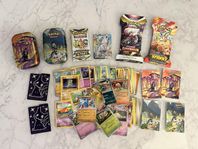 Pokémon Paket #7 - Oöppnade Booster Packs + Mini Låda etc