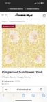 En tapetrulle William Morris: Pimpernel Sunflower/Pink