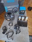 Logitech G920 Driving Force Racing Wheel med shifter!