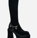 HEXES VELVET BOOTS