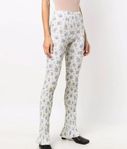 acne studios floral print ribbed pants