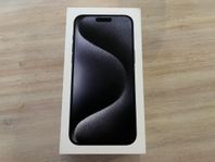 Helt ny och oöppnad iPhone 15 Pro Max 256GB i Black Titaniu