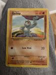 Pokémon base set 1999 Machop card.