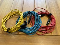 Professional Microphone Cables och Div. Instrument kablar