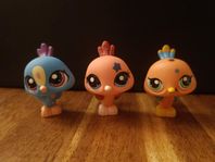 Littlest Pet Shop Peacock x3