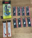 Rapala X-Rap  (1st)  Abu Garcia 7g (8st)  DAM Blinker(2st)