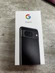 Google pixel 8 i färg obsidian 128gb oöppnad!