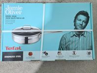 Tefal Jamie Oliver Saute pan & lid 25 cm. Helt ny