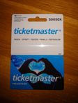 Presentkort Ticketmaster 500 kr