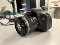 Canon eos 600d Digital Systemkamera med mycket tillbehör