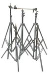 5 Various light stands and Litedisc holder for sale 