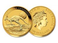 1 oz Australiensisk Kangaroo Nugget 31,1g 24k Guld 99,99%