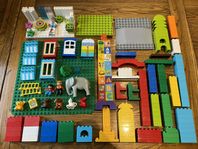 DUPLO Lego - Fint paket - klossar, figurer, djur, plattor mm