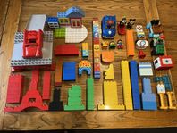 DUPLO Lego - Paket med fina figurer, fordon, klossar mm