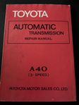 Toyota Automatic Transmission repair manual 