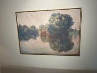 Monet Canvastavla med ekram 70x100 cm