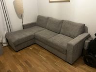 Divan bäddsoffa med förvaring 140 cm