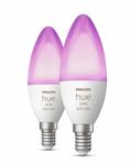 Philips Hue White and Color Ambience 5,3W / B39 / E14 / 2 st