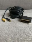 SCART till RCA-kabel med S-video och 3,5 mm ljudkontakt 5m