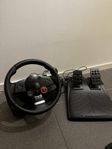 Logitech Driving Force GT ratt med pedaler