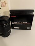 Sigma 17-50mm f/2.8 EX DC OS till Canon