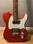 fender telecaster cherry red player