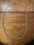 Halsband Silver längd 70 cm 42 gram Kattfot S - 850