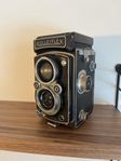 Rolleiflex mellanformatskamera 