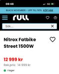 Scooter Fatbike Nitrox 1500 W