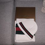 Gucci set halsduk&mössa