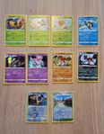 Pokemonkort 10 st, Holo / Reverse Holo, Astral Radiance