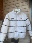 Ellesse vit pufferjacka storlek S 