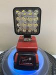 2 stycken led lampor till Milwaukee 18v batteri 