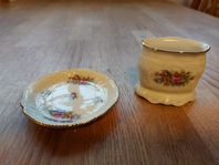 Rosenthal Sanssouci miniatyrvas och -fat