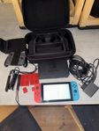 Nintendo Switch v2 med travel case och tillbehör