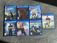 **JUL FYNDA** - Playstation 4, PS4 - 7st Spel