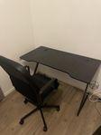 Skrivbord + Stol // Computer desk + Chair