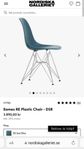 4 st NYA Designstolar - Eames RE Plastic Chair