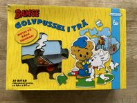 Bamse golvpussel i trä med motiov på bägge sidorna  30 bi