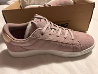 Viking gammal-rosa nubuck skor oanvända