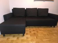 2 sits soffa med vändbar divan - som ny