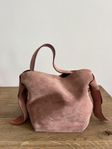 Acne Musubi Suede Rosa mini