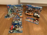 Lego city båtar och strand saker