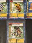 Digimon kort 1999 första utgåvan - Alla korten pack Fresh