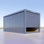 BOX ON BOX - Container med rullport 18 m2