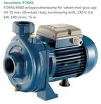 Kraftig vattenpump Foras RA80